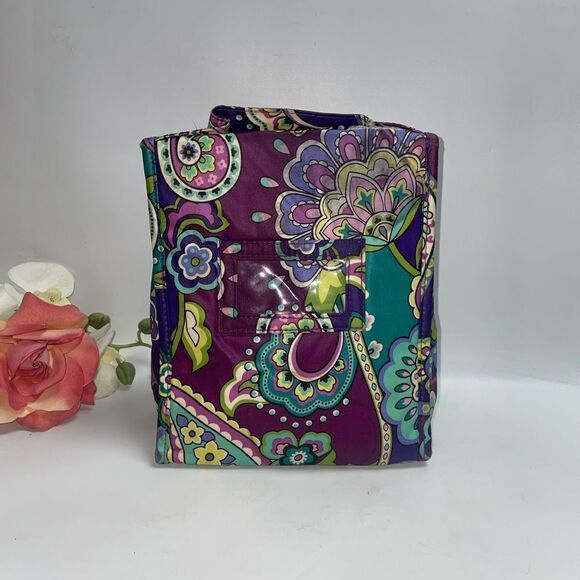 Vera Bradley Colorful Paisley Print Lunch Bag - Picture 2 of 9